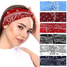 Damen Stirnband 6er Set Elastisch Boho Haarband Sommer Yoga Sport