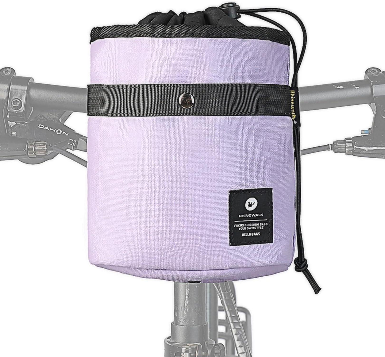 Multifunktionale 3.5L Lenkertasche für Fahrrad Violett