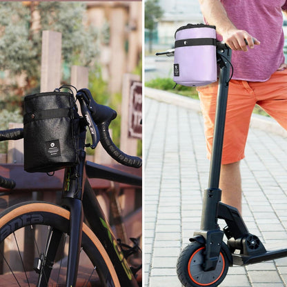 Lenkertasche 3.5L Multifunktional Fahrrad Vorne Umhängetasche Lila