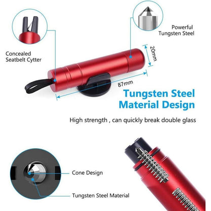 Notfallhammer Auto mit Gurtschneider für Sicherheit und