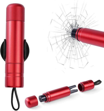 URAQT Nothammer Auto mit Gurtschneider 2-in-1 Sicherheitshammer Notfallhammer
