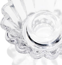 3er Set Klarer Glas Kerzenhalter Stabkerzenständer Hochzeit