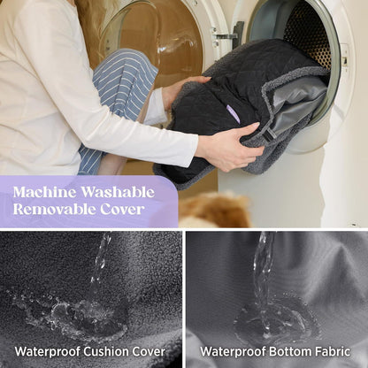 Hundesitz Auto Kleine Hunde Wasserdichter Hundesitz schwarz