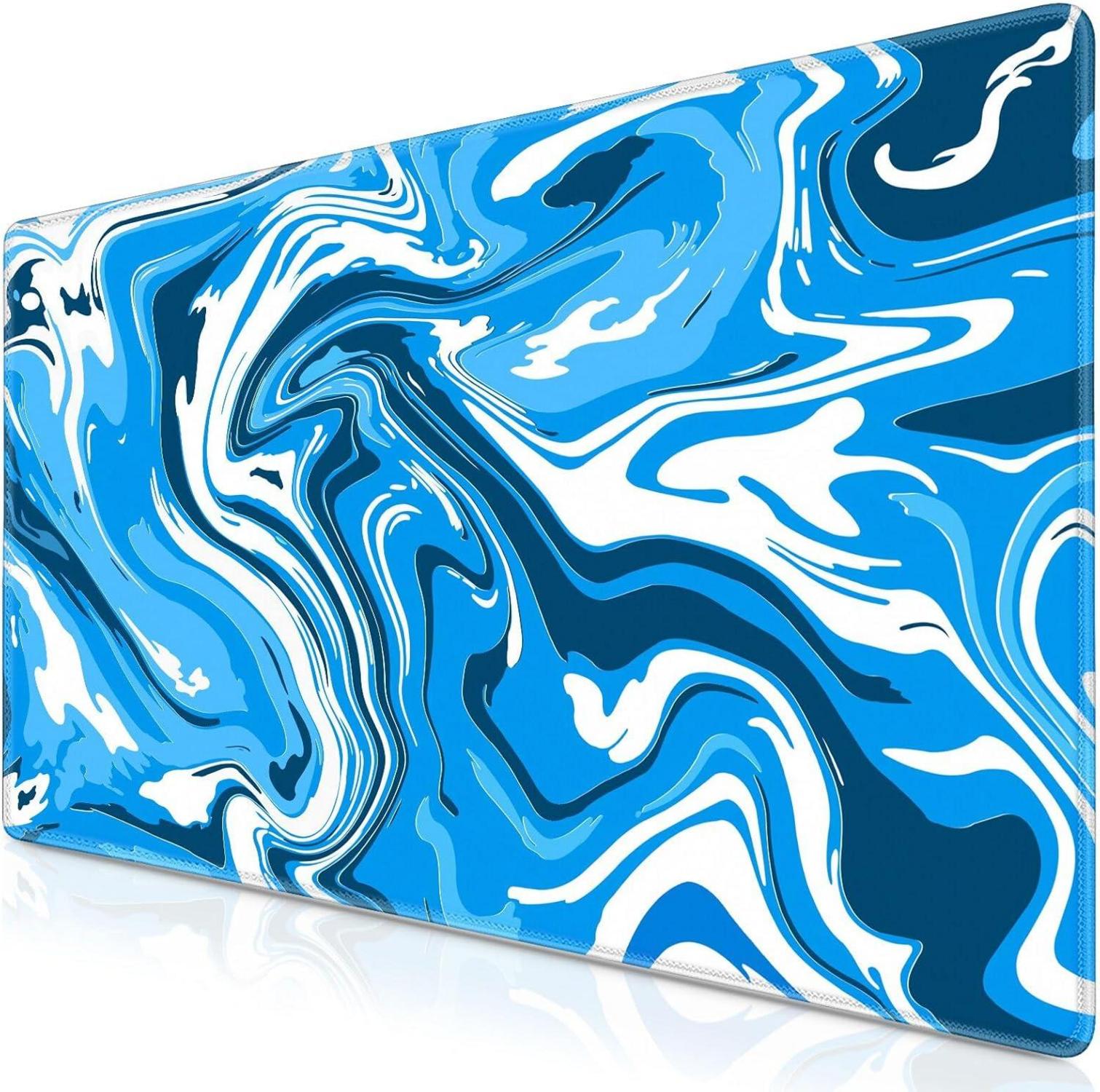 Gaming Mousepad XXL 900x500x3mm Vernähte Kanten Wasserdicht