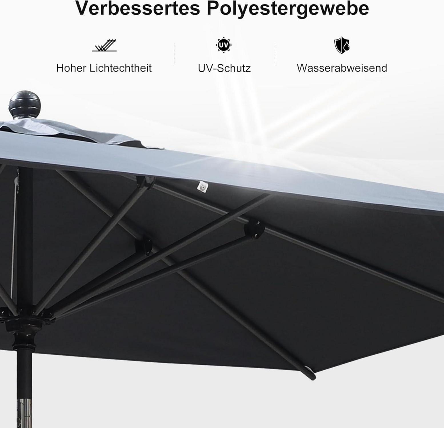 180x120cm Balkonschirm mit