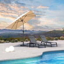 Sonnenschirm 250x250 cm Alu knickbar Kurbel Beige UV-beständig