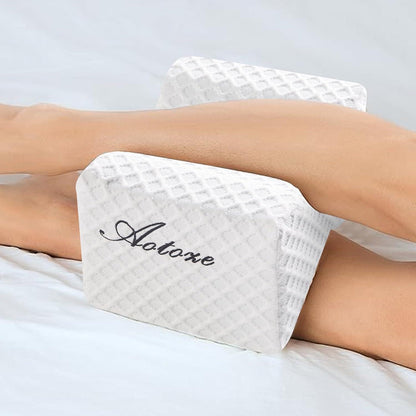 Orthopädisches Memory Foam Beinkissen für Seitenschläfer 25 x 20 x 16