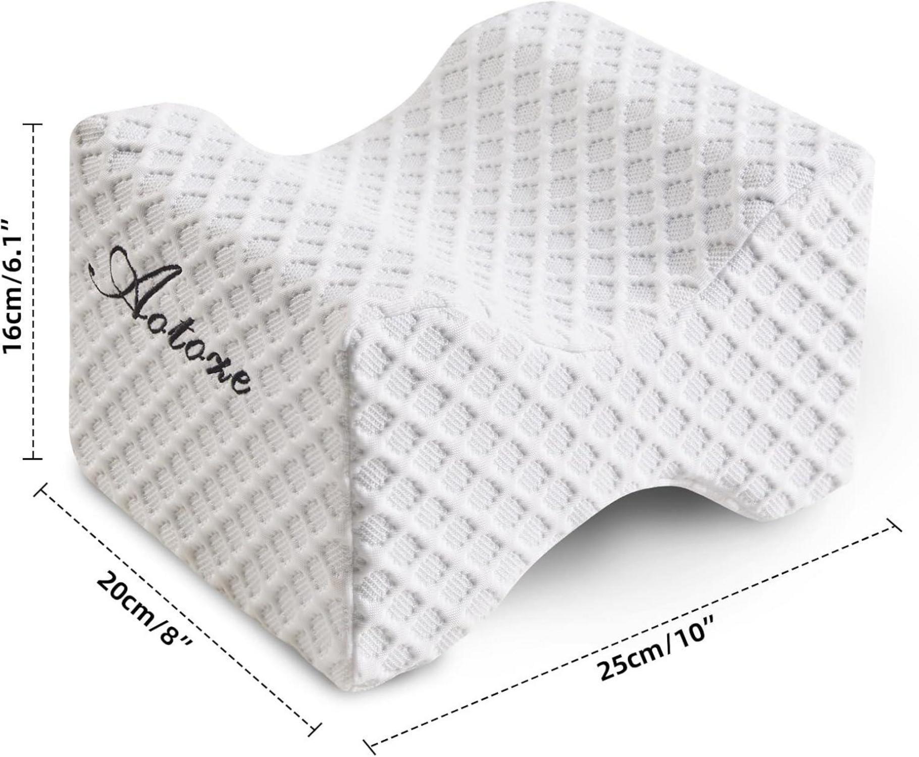 Orthopädisches Kniekissen Memory Foam 25 x 20 x 16 cm
