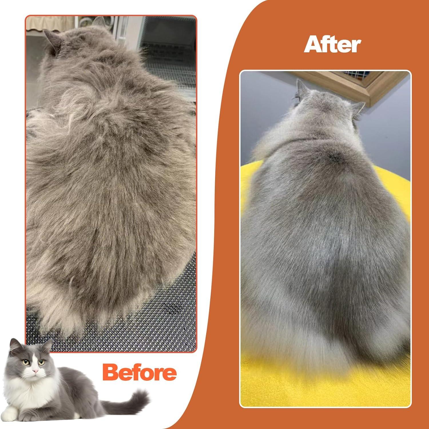 ACE2ACE Katzenbürste Lang- und Kurzhaar, Selbstreinigend, Entfernt Lose Haare