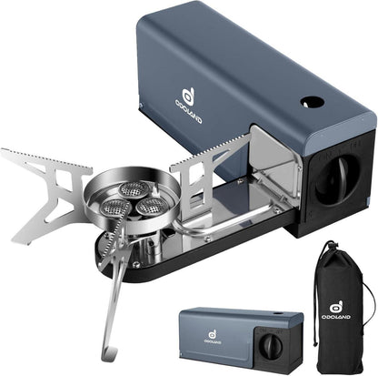 Faltbarer Campingkocher 3800W Tragbarer Butan-Kocher mit Tasche