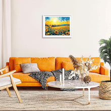 Sonnenblumen Wandbilder Moderne Ölgemälde Leinwand Deko