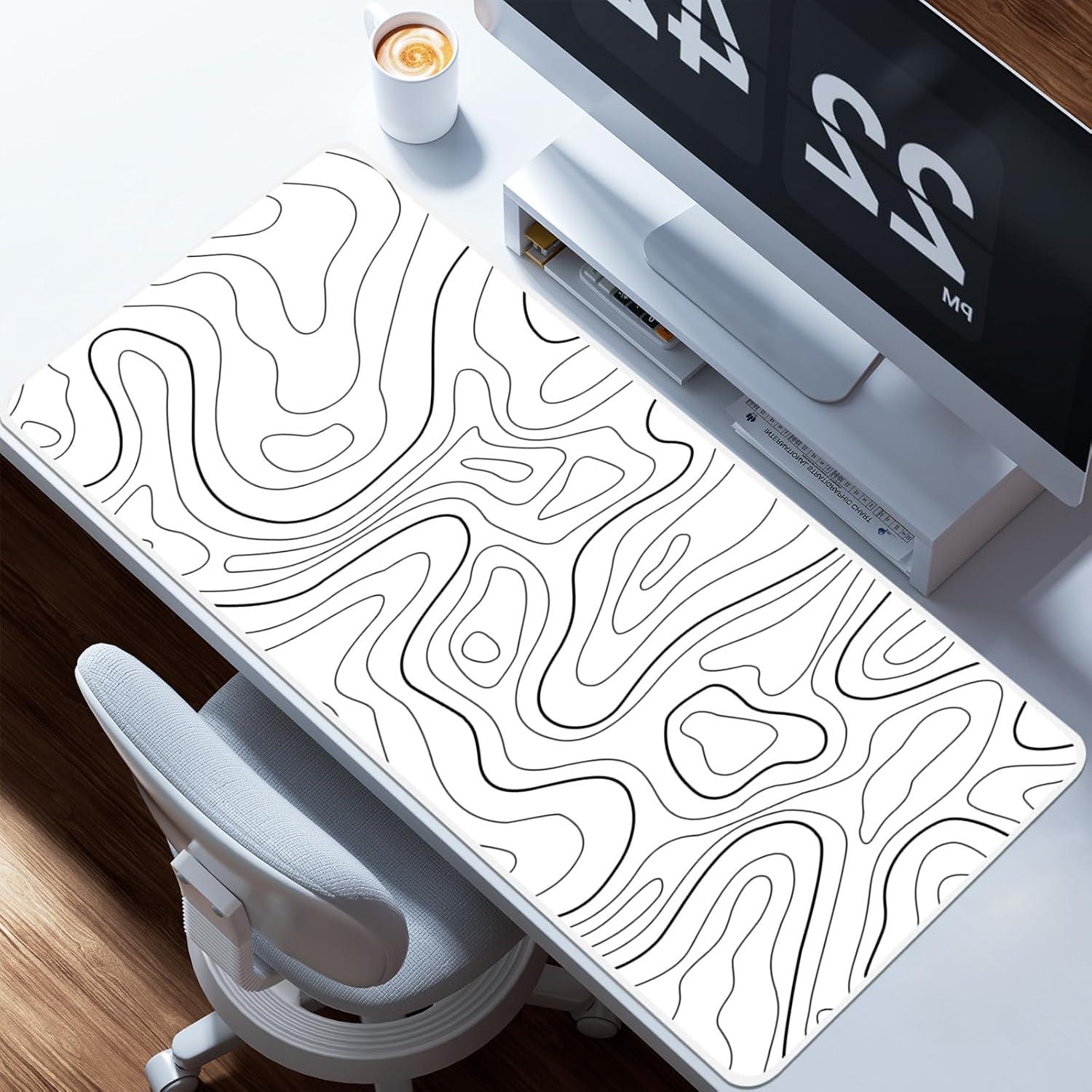 Giecy Gaming Mauspad XXL 900x400mm Rutschfeste Desk Mat für