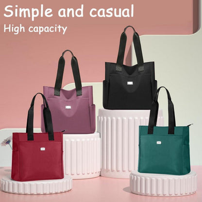URAQT Nylon Umhängetasche Reißverschluss Damen Schultertasche