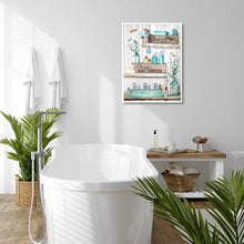 Bauernhaus Wandbilder Libelle Blumen 30x40 cm ohne Rahmen