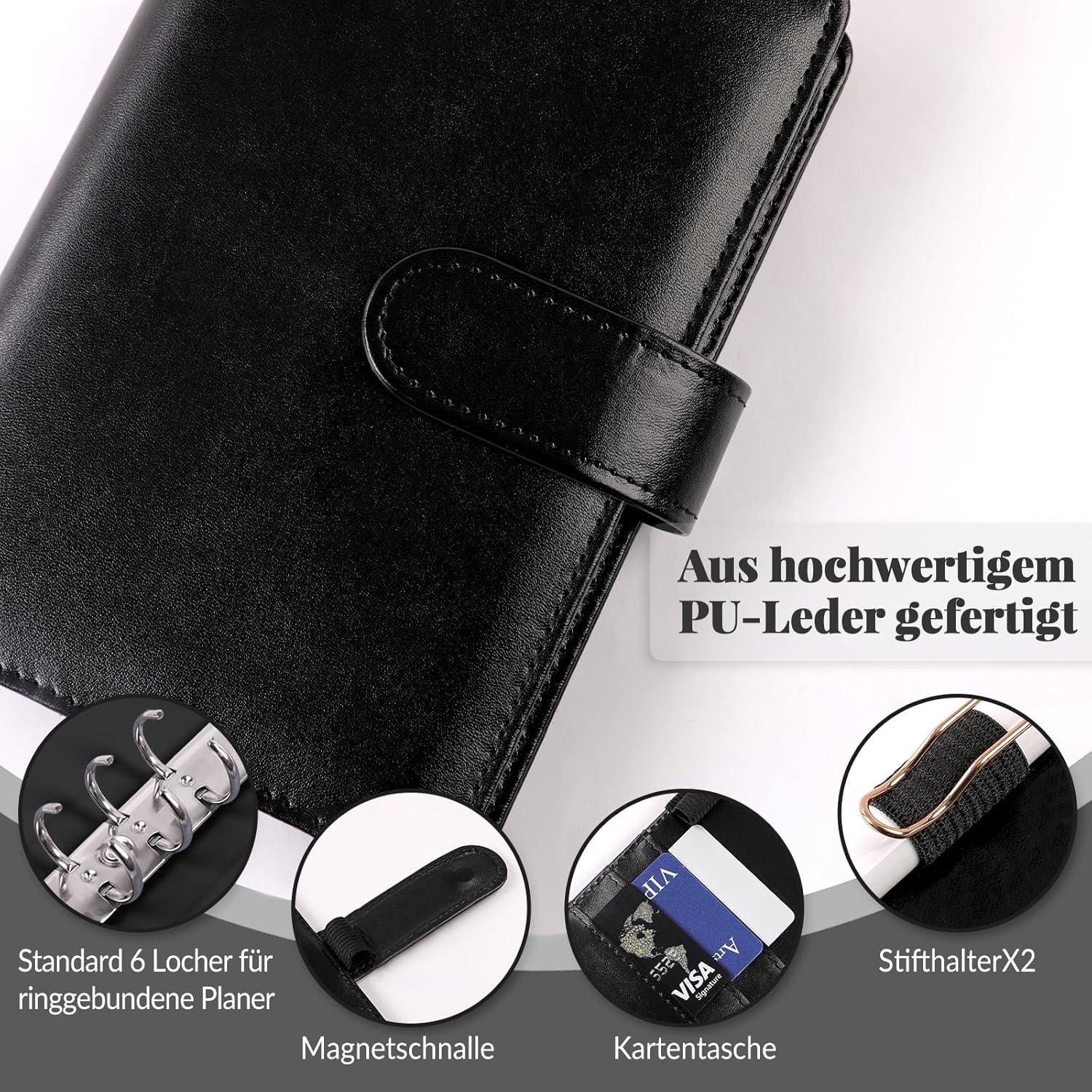 Budget Planner A6 Sparchallenge Binder Haushaltsbuch Geld Organizer