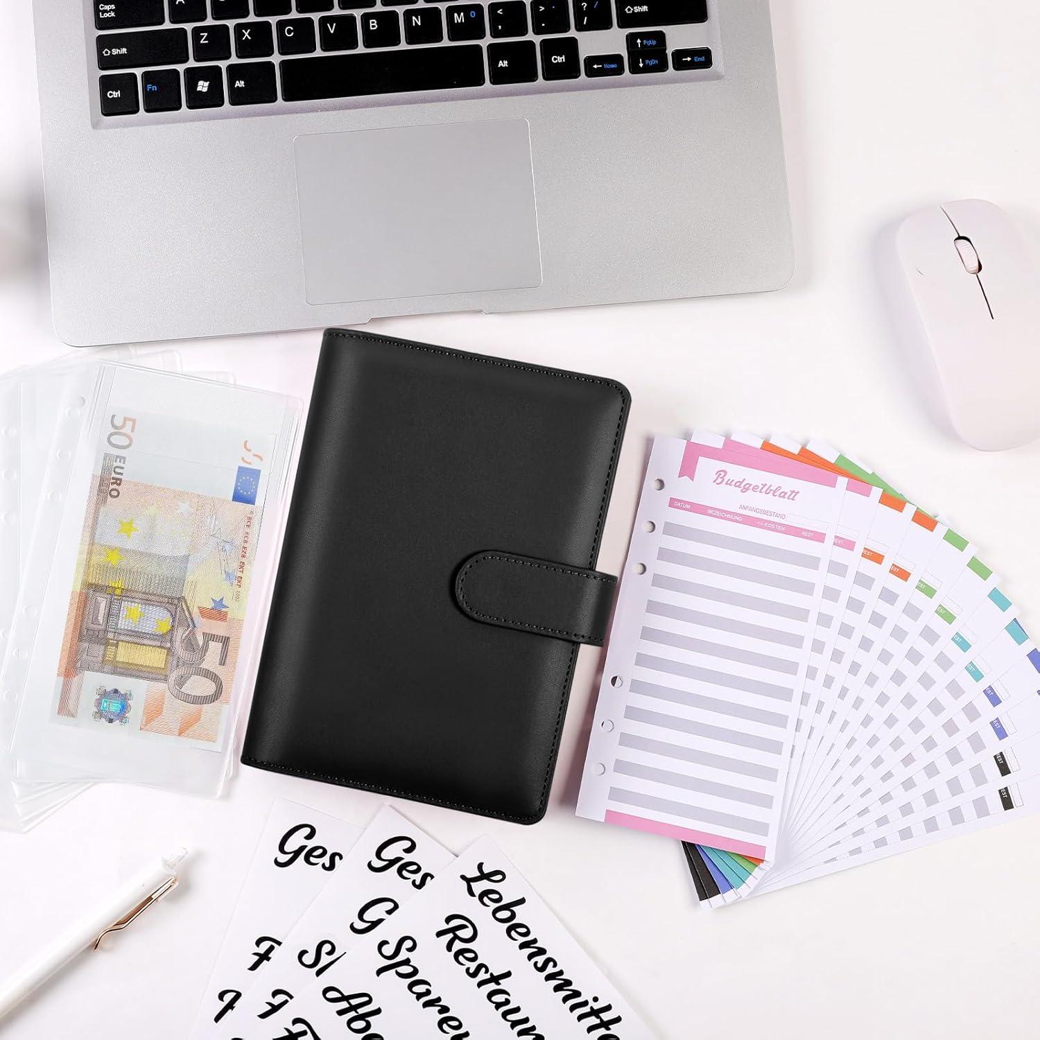 Budget Planner A6 Sparchallenge Binder Haushaltsbuch Geld Organizer