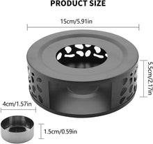 Edelstahl Stövchen Teewärmer Teelicht Kaffeewärmer für Tee