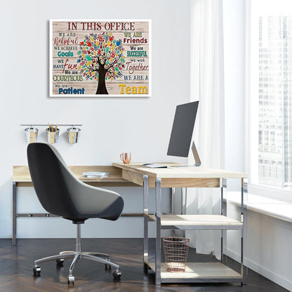 Motivation Wandbilder Poster Leinwand Büro Deko 30x40 cm