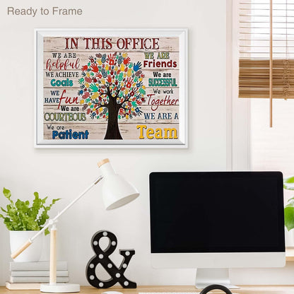 Motivation Wandbilder Poster Leinwand Büro Deko 30x40 cm