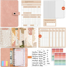Budget Planner A6 Binder mit 8 Sparchallenges & Umschlagmethode