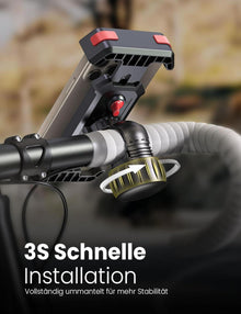 Fahrrad Handyhalterung 2024 verbessert 3S Installation