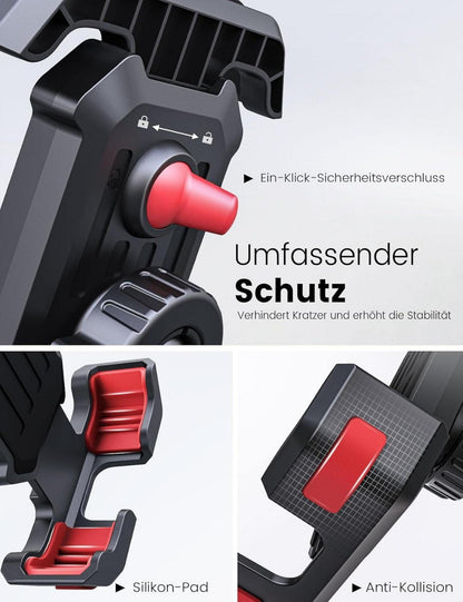 Handyhalterung Fahrrad Lenker 360° drehbar für iPhone Samsung