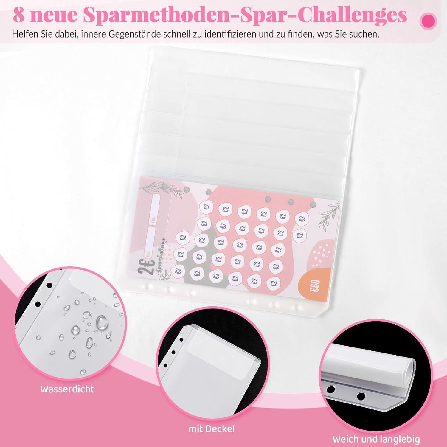 Budget Planner A6 Sparchallenge Budgetplaner mit