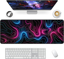 Großes Gaming Mauspad 80x30cm Rutschfeste Unterlage für PC & Laptop