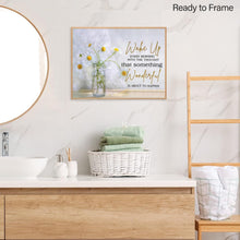 Gänseblümchen Rustikale Wandbilder Leinwand Bild 30x40cm