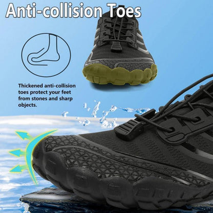 Barfuß Wasserschuhe Schnell Trocknend Schwarz 36-46