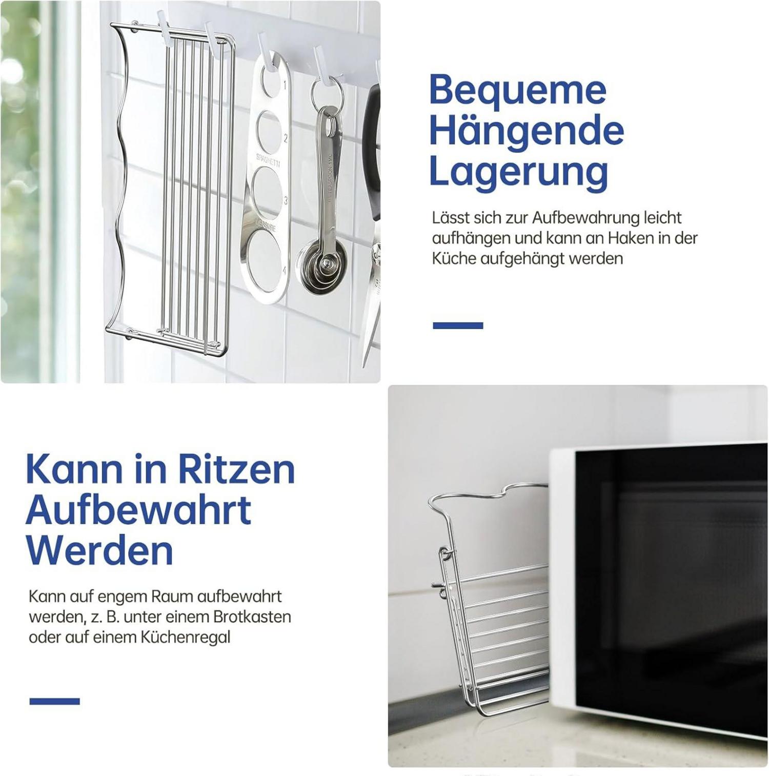 Flaschenhalter für sodastream aus 304 Edelstahl, Faltbarer