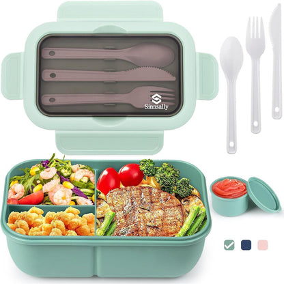 Brotdose mit Trennfächern Set 1250ml Lunchbox Kinder