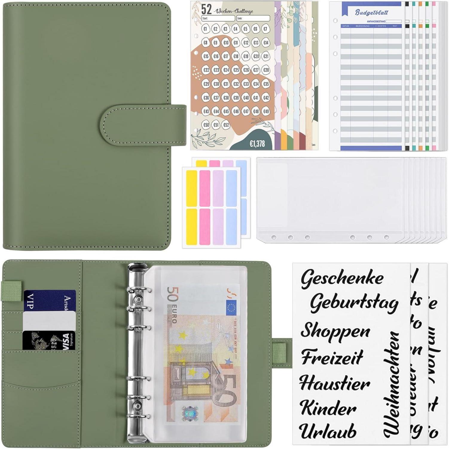 Budget Planner Deutsch A6 Sparchallenge Budgetbinder 8 Sparchallenges