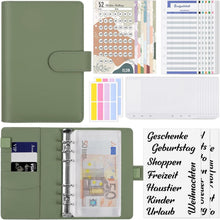 Budget Planner Deutsch A6 Sparchallenge Budgetbinder 8 Sparchallenges