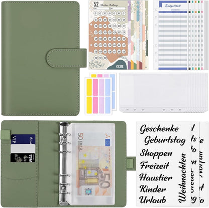 Budget Planner Deutsch A6 Sparchallenge Budgetbinder 8 Sparchallenges