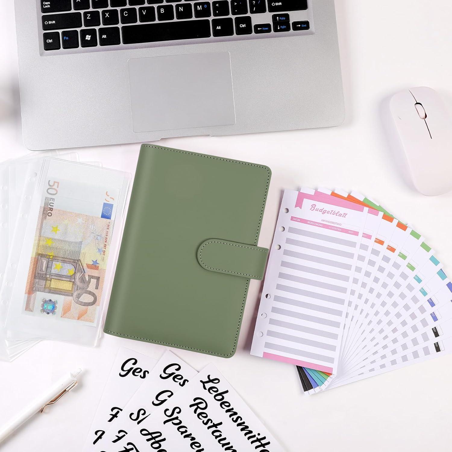 Budget Planner A6 Deutsch Haushaltsbuch Organizer Budgetbinder 8 Sparchallenges