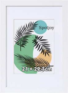 Bilderrahmen DIN A4 Fotorahmen Posterrahmen Passepartout Holzrahmen