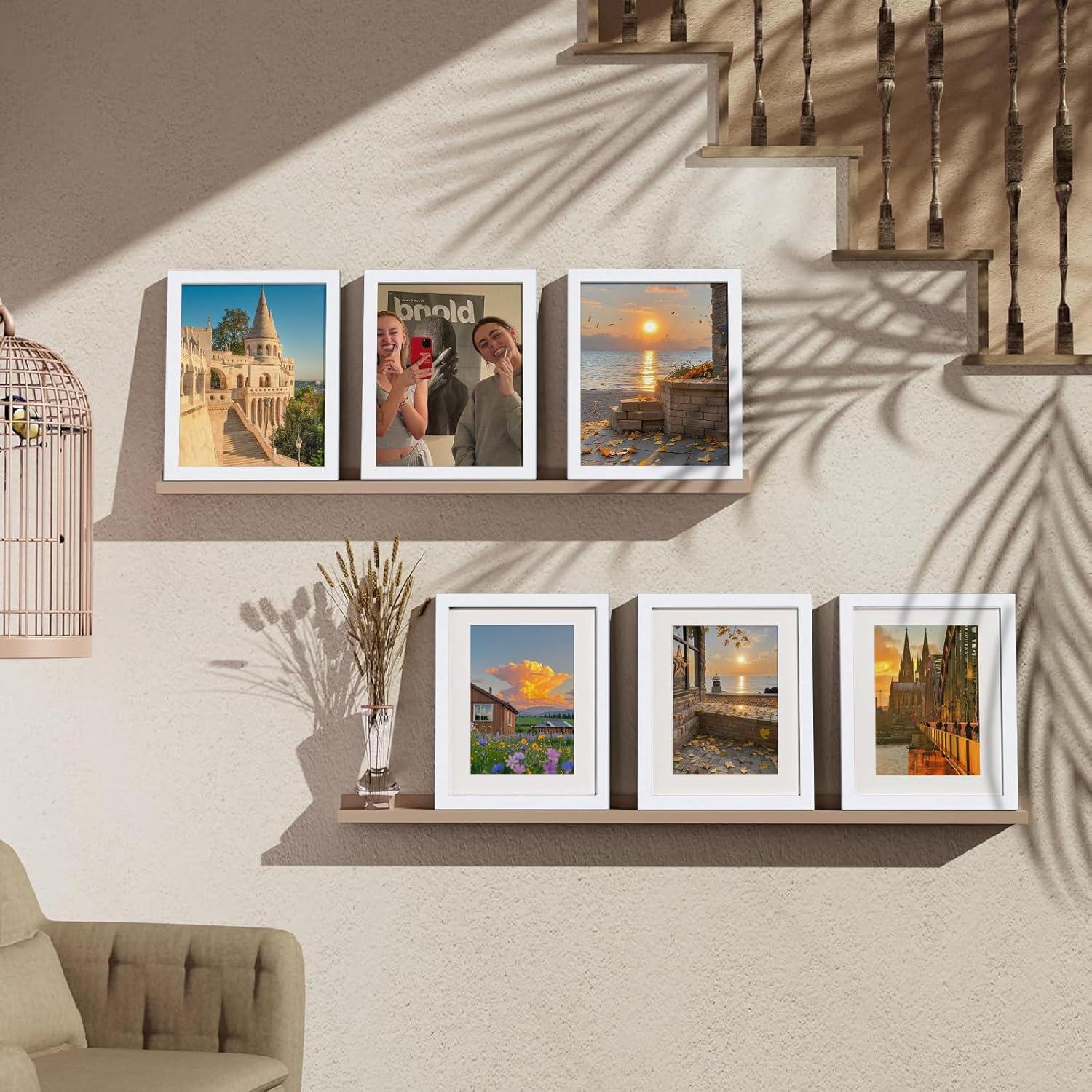 Bilderrahmen 13x18 cm 3er Set Fotorahmen Posterrahmen Passepartout