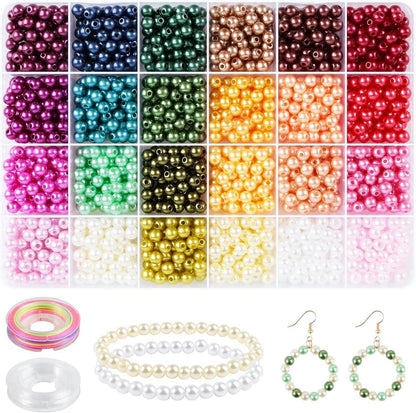 DIY Perlen Set Schmuck Armband bunte Perlen für Erwachsene