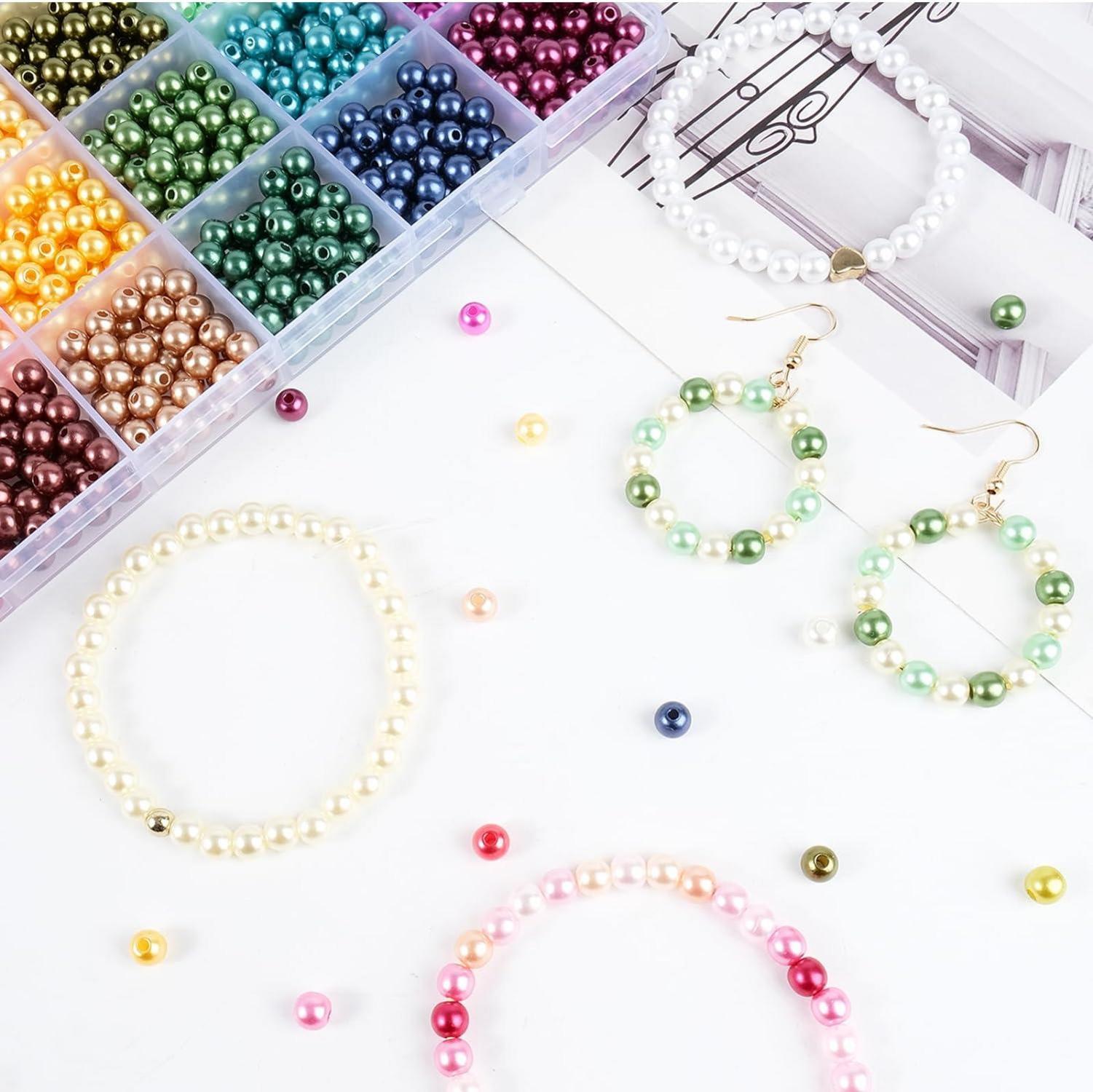 DIY Perlen Set Schmuck Armband bunte Perlen für Erwachsene