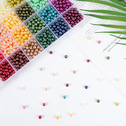 Perlen Bunte 1400+ Beads for Jewellery Making, Armband DIY
