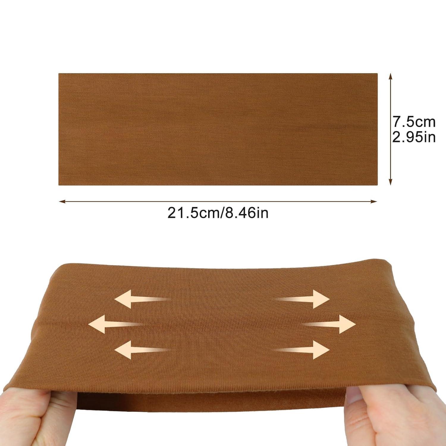 Yoga Headbands Damen 6er Pack Stretchy Schweiß Haarbänder