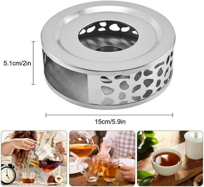 Edelstahl Stövchen Teewärmer für Tee Kaffee Milch