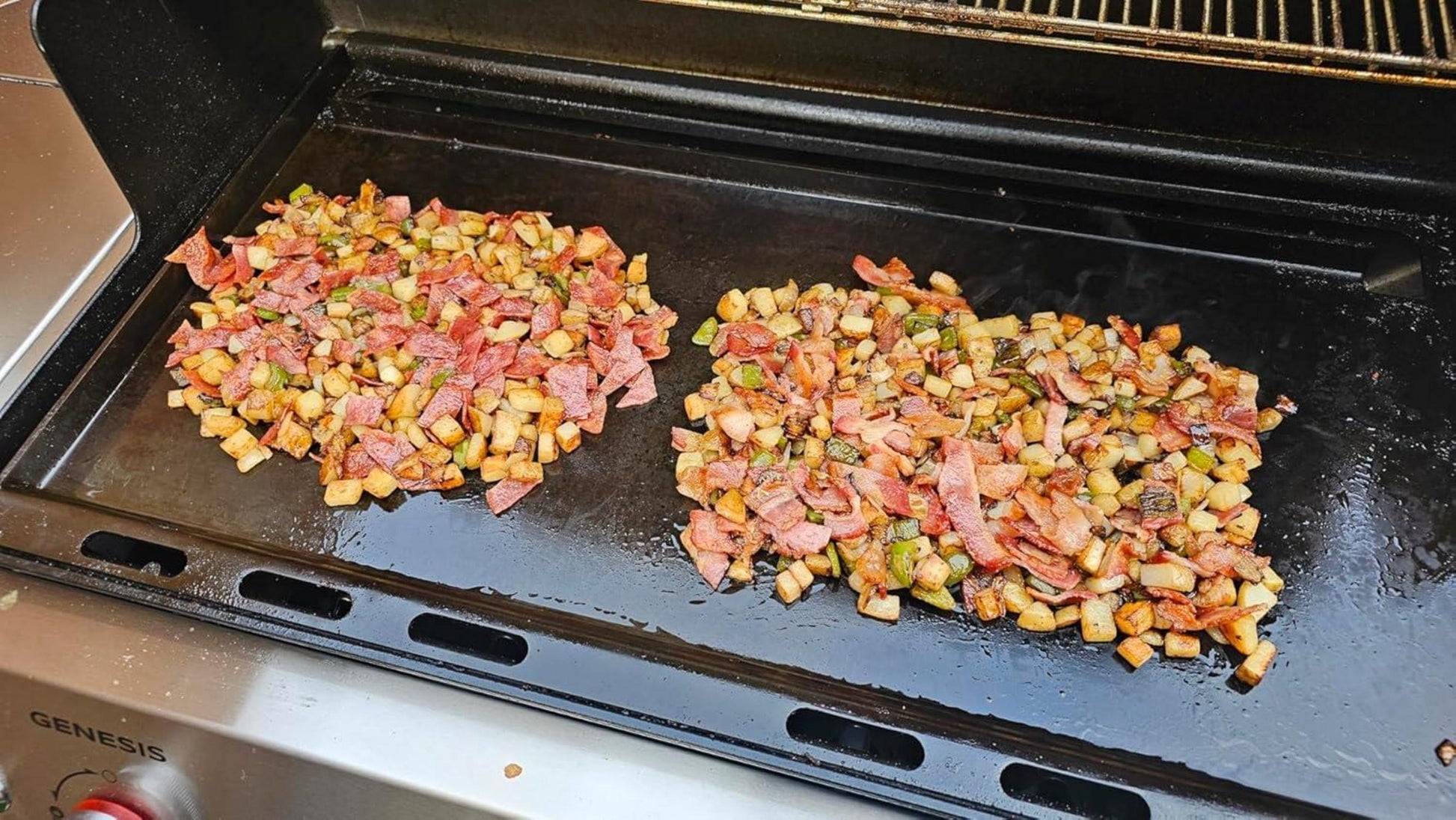 WELL GRILL Full-Size Plancha Grillplatte für Weber Genesis II 300