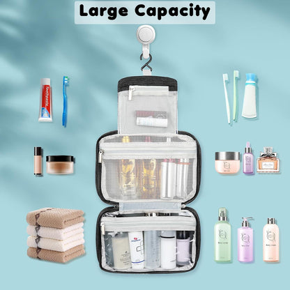 Damen Kulturbeutel Schwarz Wasserdicht Hängend für unterwegs