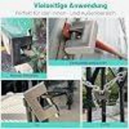 Edelstahl Vorhängeschloss 80mm - 2er Pack, Gleichschließend