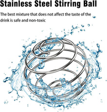 Edelstahl Protein Shaker 750ml Thermoflasche BlenderBall