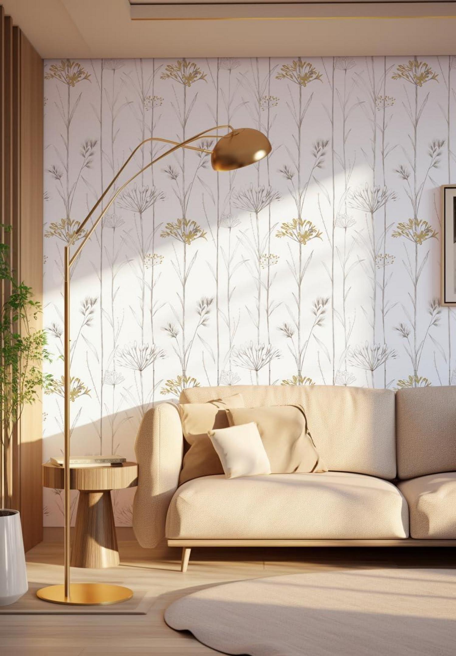 Selbstklebende Tapete Blume PVC Dekorfolie Möbelfolie 6m