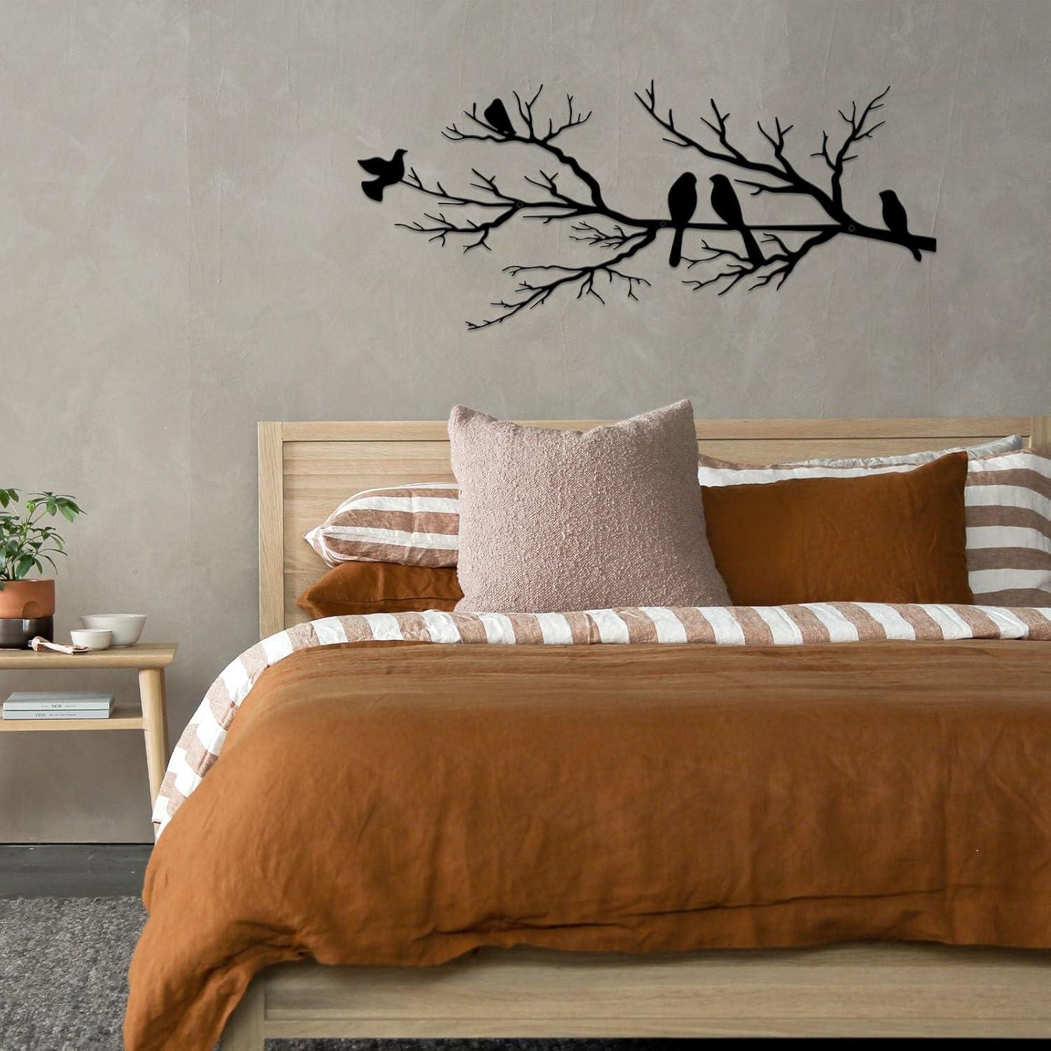 Metall Vogel Wanddekoration AST Silhouette Außenbereich Garten Balkon neu