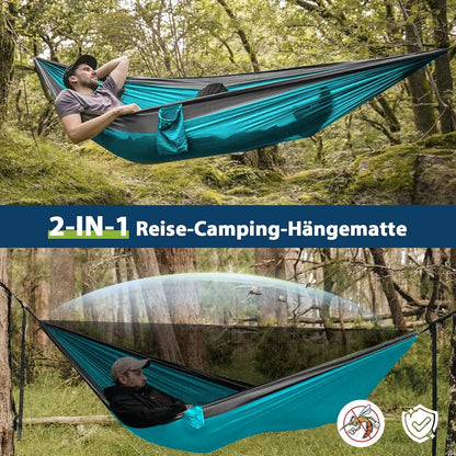 Hängematte mit Moskitonetz Outdoor Camping 300kg